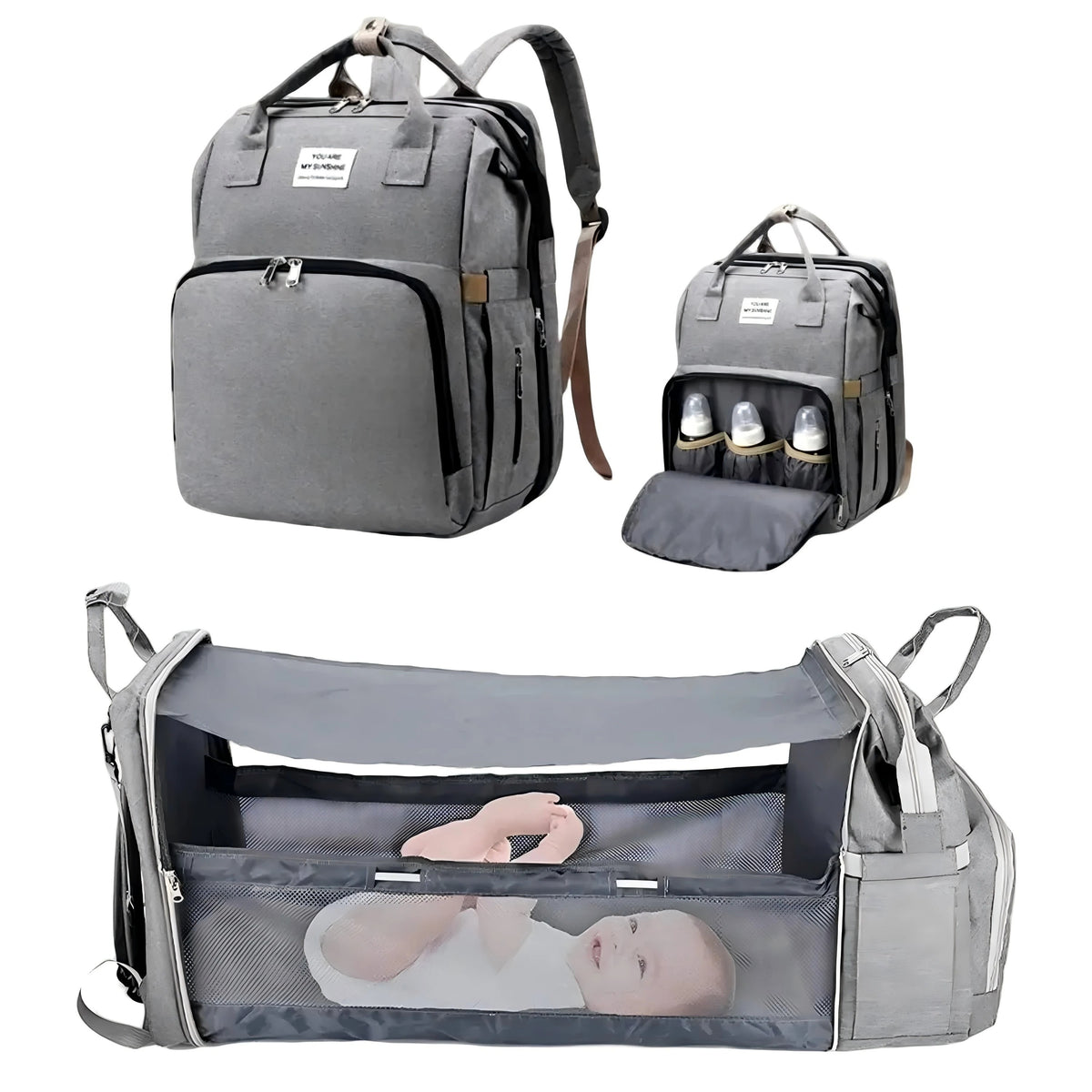 Sac à langer lit 2en1 | Imperméable Portable