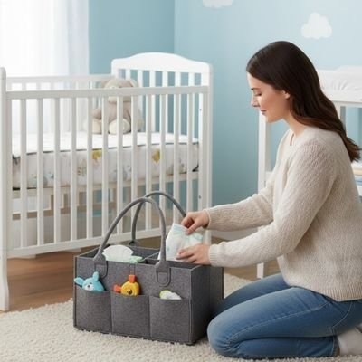 Panier rangement bebe | OrganoBaby - BeBe & Maman Confort