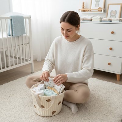 Panier rangement bebe | Pratique et esthétique - BeBe & Maman Confort