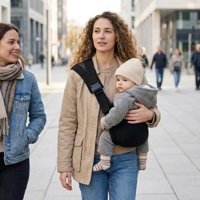 Porte bébé | Ergonomique - BeBe & Maman Confort