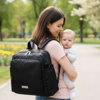 Sac a dos a langer noire elegant