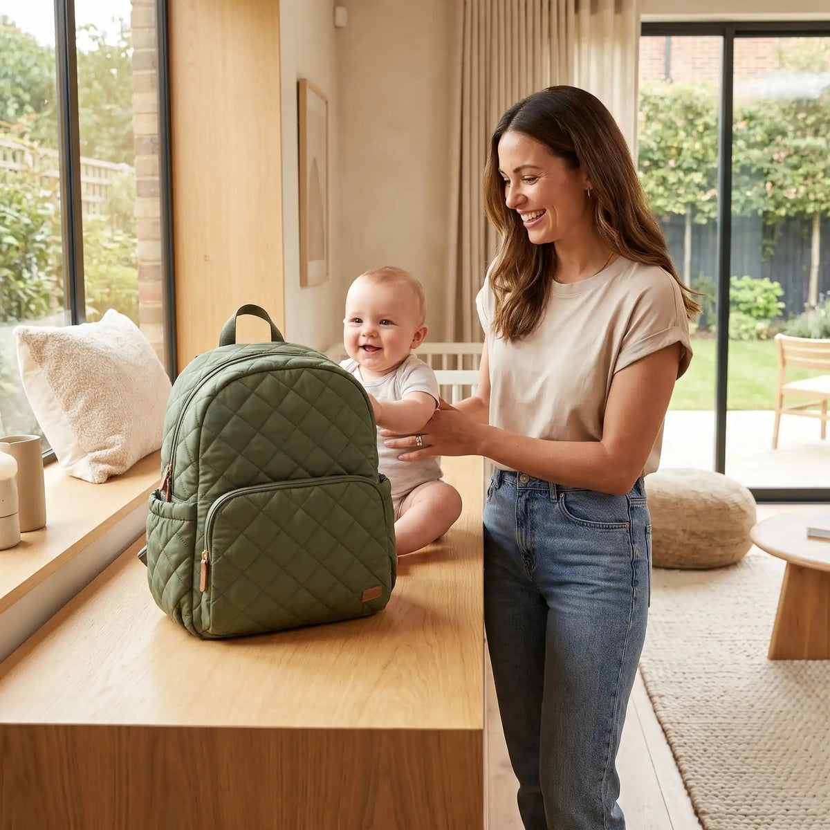 sac a dos sac langer bebe | Étanche Multi-Compartiments - BeBe & Maman Confort
