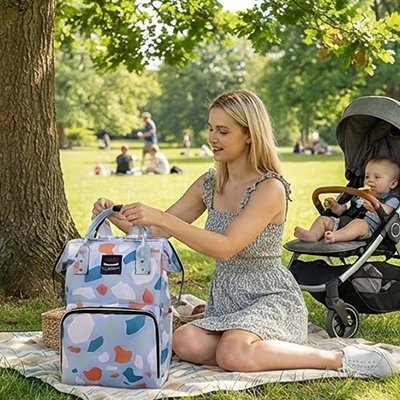 Sac a langer bebe maman en service