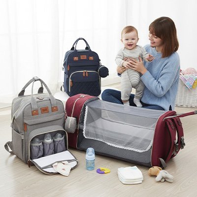 Sac à langer | Multipoches Élégant - BeBe & Maman Confort
