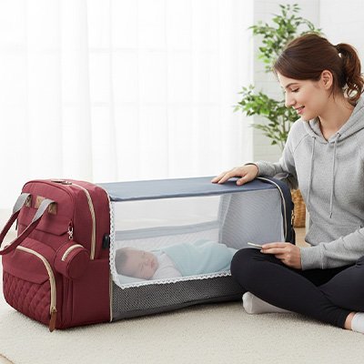 Sac à langer | Multipoches Élégant - BeBe & Maman Confort
